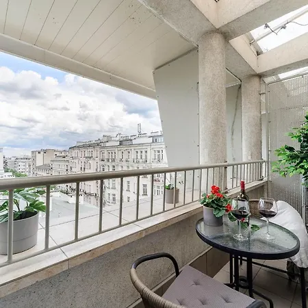 Lumina Lux With A Balcony Near Palace Of Culture And Science Apartament *